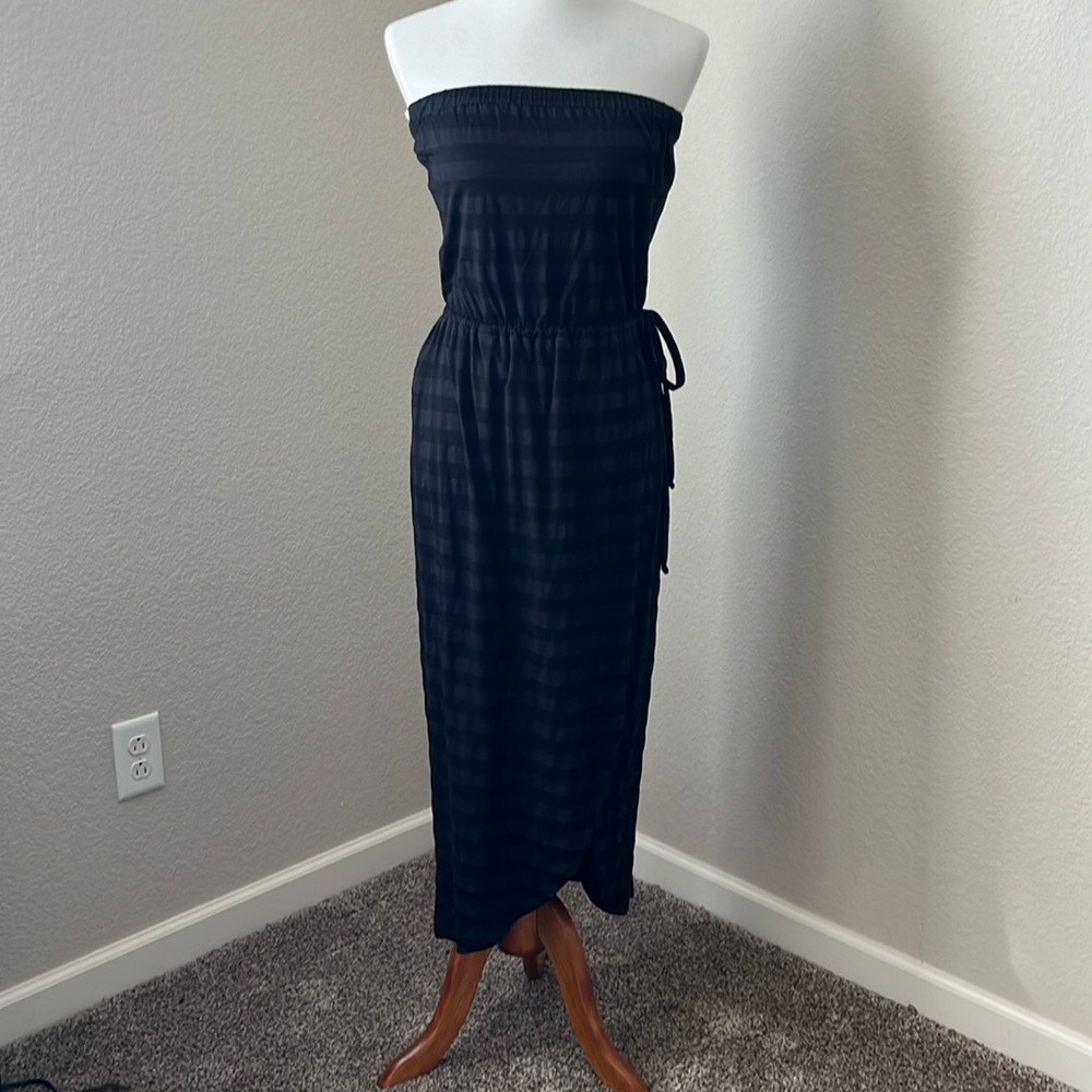Ella Moss strapless faux wrap dress